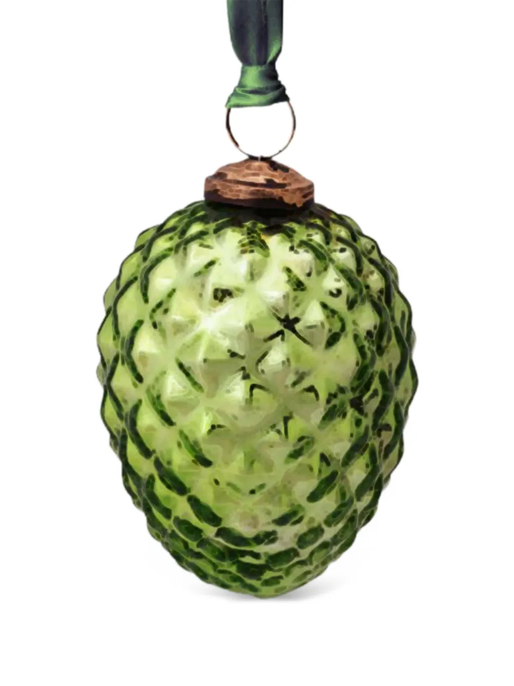 PIP STUDIO 玻璃松果绿装饰品 |  装饰性配饰