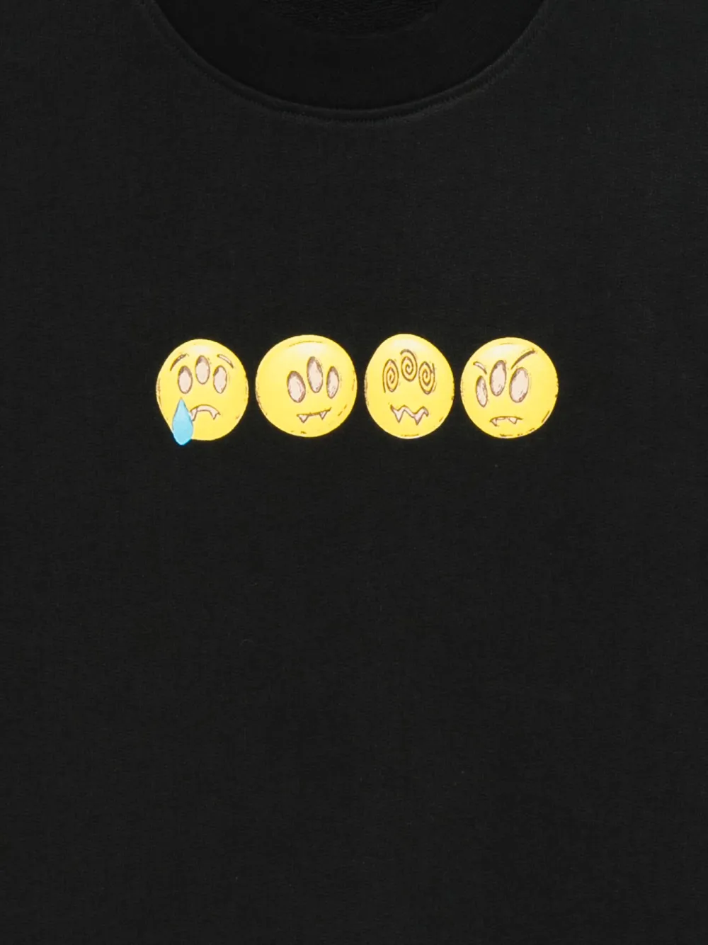 Barrow Graphic-print Crew-neck Sweatshirt In Black