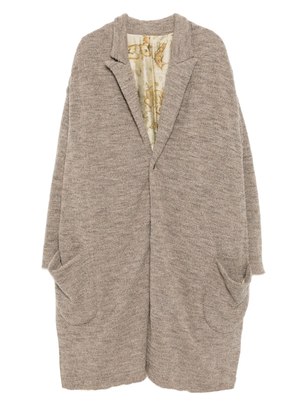 CHIAHUNG SU dyed wool coat | Brown | Image 1