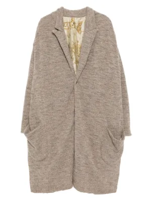 Issey Miyake ループ ウールコート | グレー | FARFETCH JP