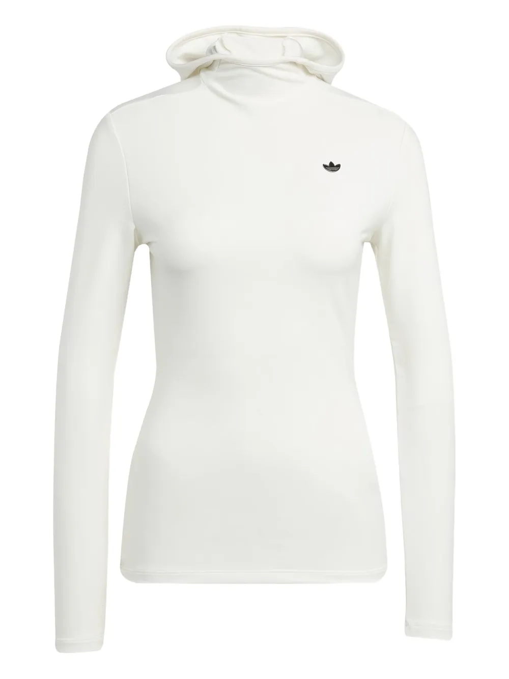 adidas hooded long-sleeve T-shirt | White | Image 1