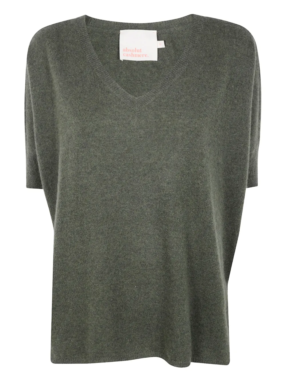 absolut cashmere V-neck sweater | Green | Image 1