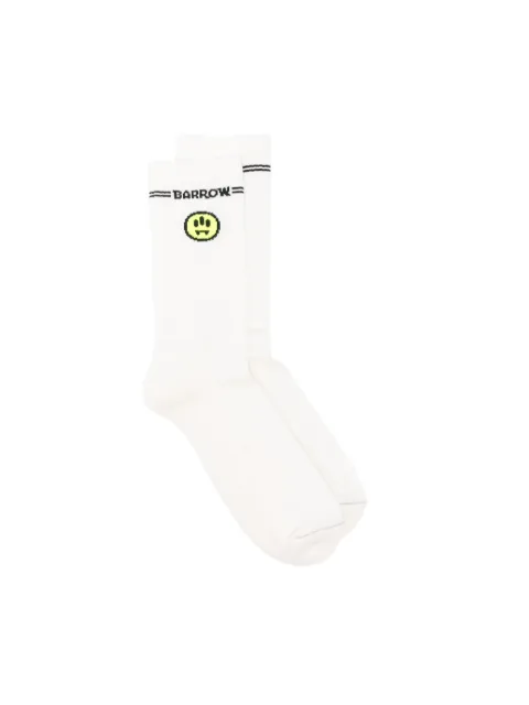 BARROW intarsia-knit logo socks