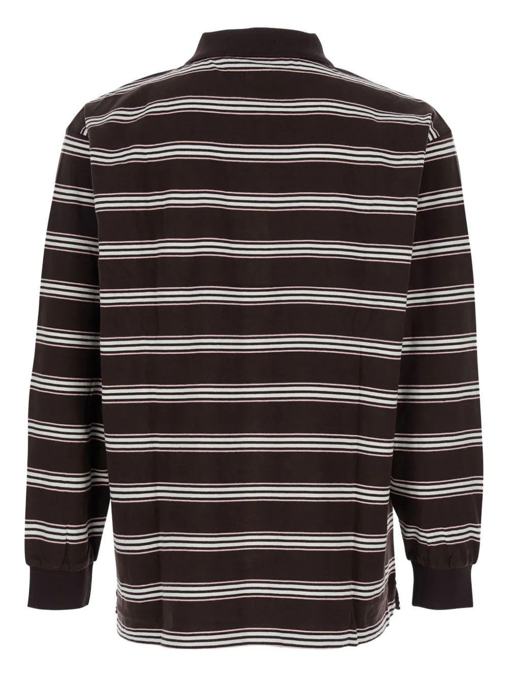 DUNST striped logo-embroidered polo shirt | Women | Image 2