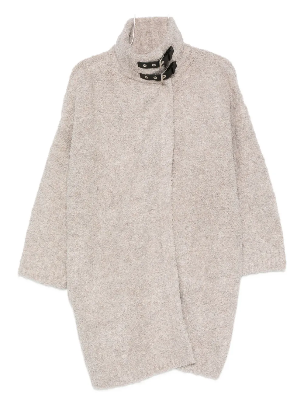 LIU JO high-neck single-breasted coat | Neutrals | Image 1