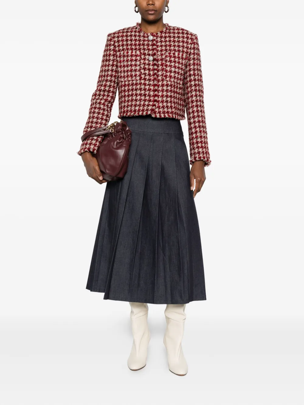 LIU JO houndstooth tweed jacket | Tweed Jackets | Image 2