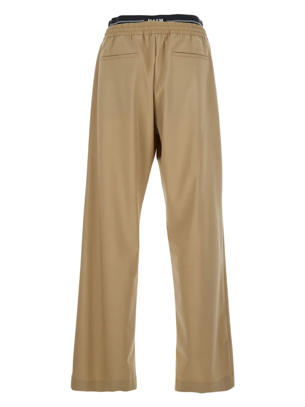 MSGM elastic-waistband trousers | Regular-Fit & Straight Leg Pants | Image 2