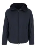 Emporio Armani hooded zip-front jacket - Blue