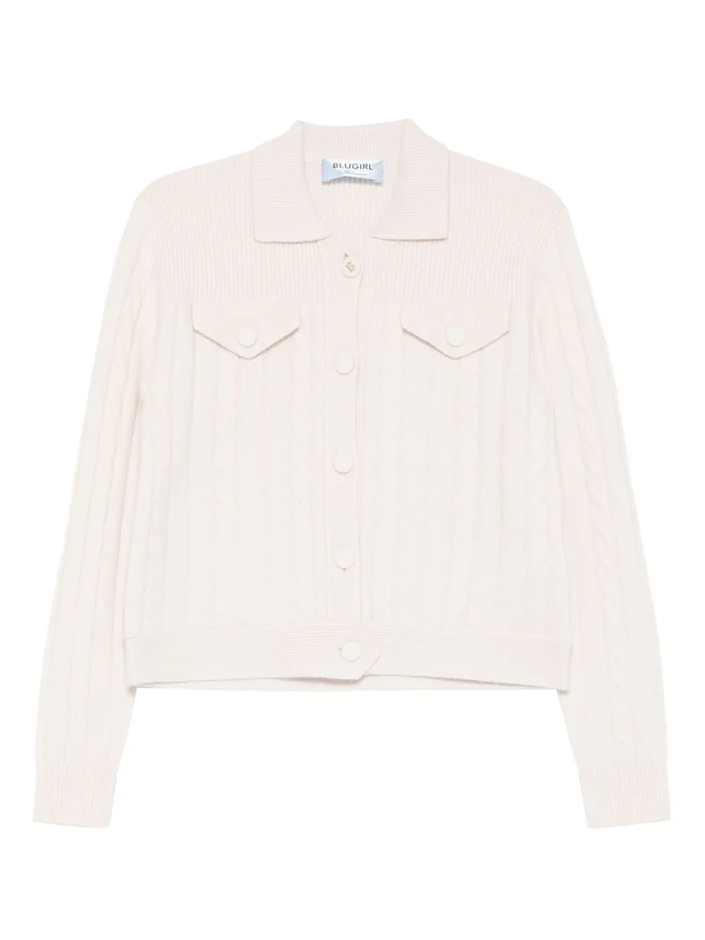 Blugirl cable-knit cardigan | Neutrals | Image 1