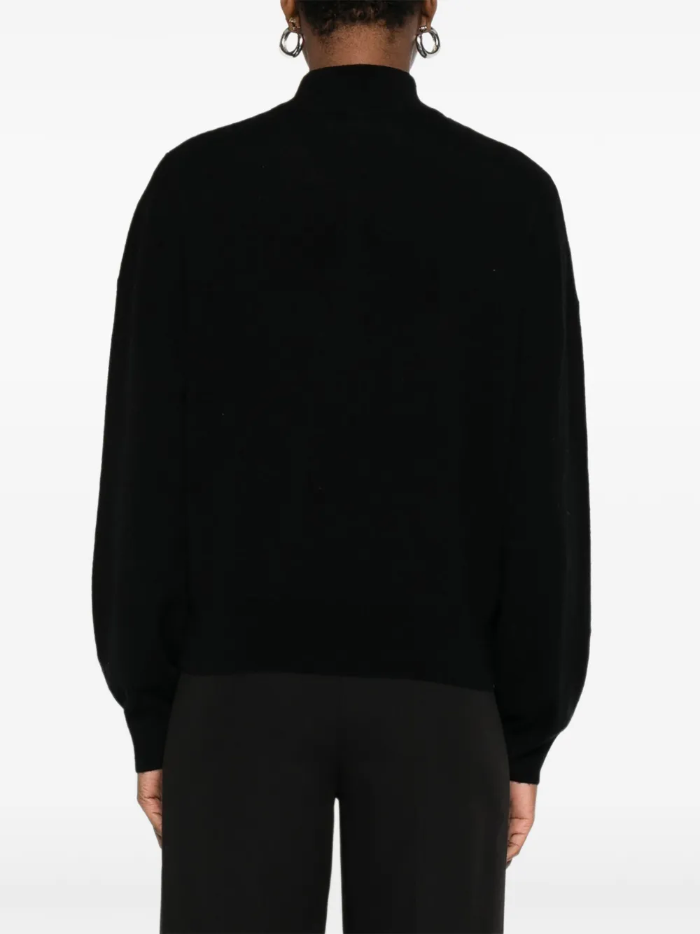 Blugirl Kabelgebreide coltrui Zwart