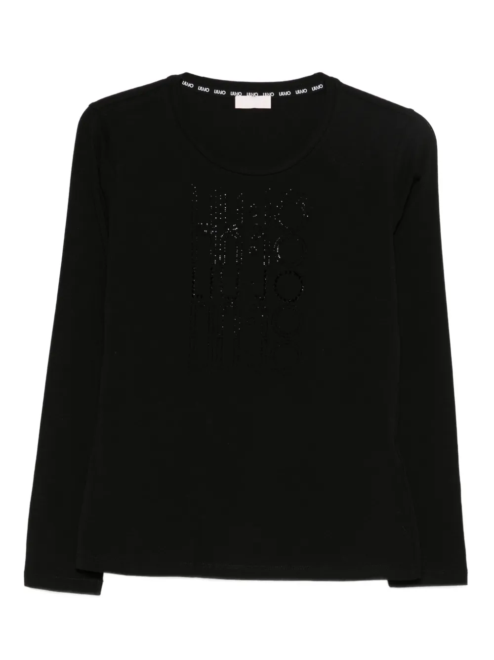 LIU JO playera manga larga con cuello redondo | negro | Image 1