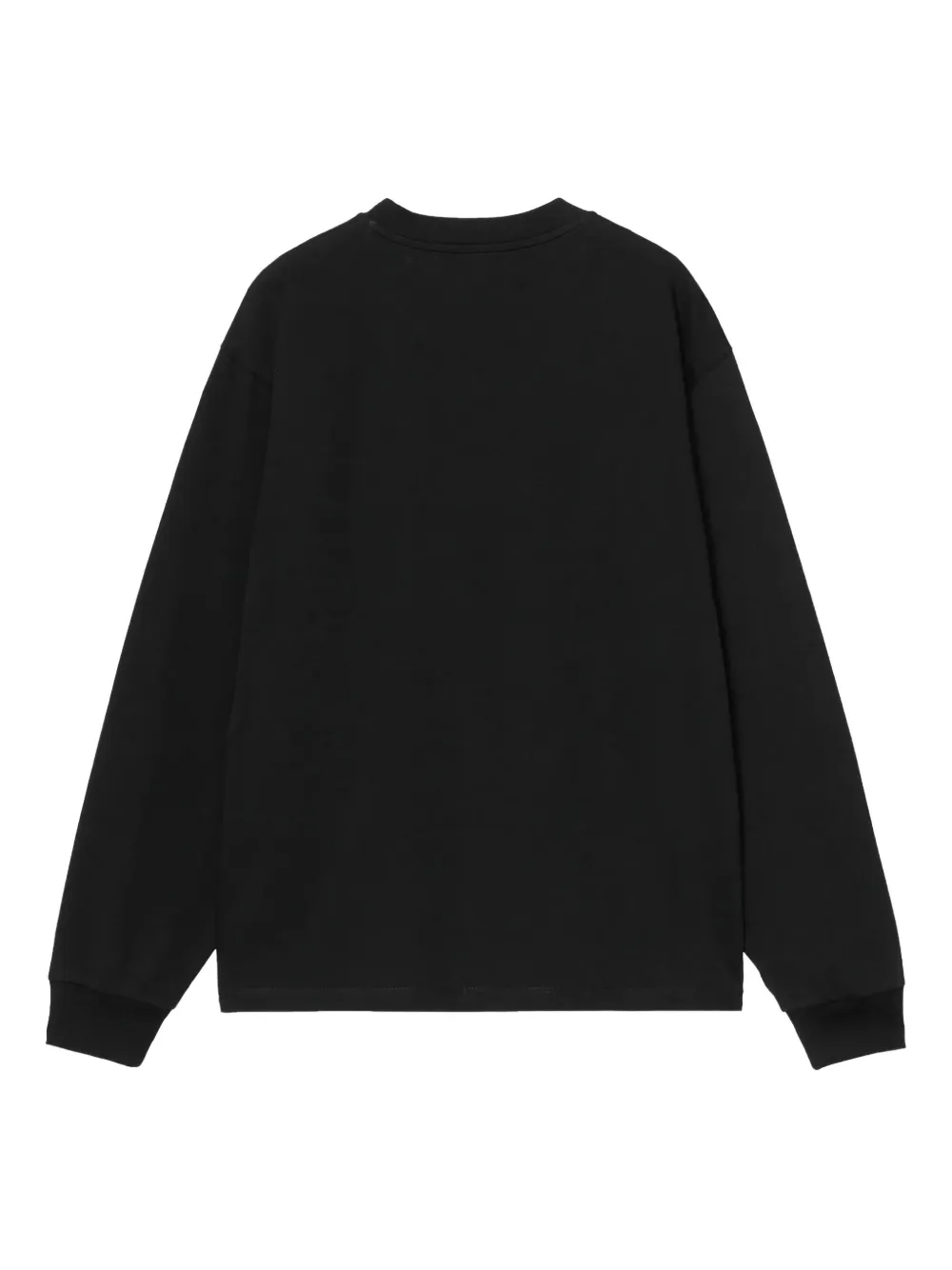 Carhartt Heart-logo Patch Long-sleeve Sweatshirt In Black