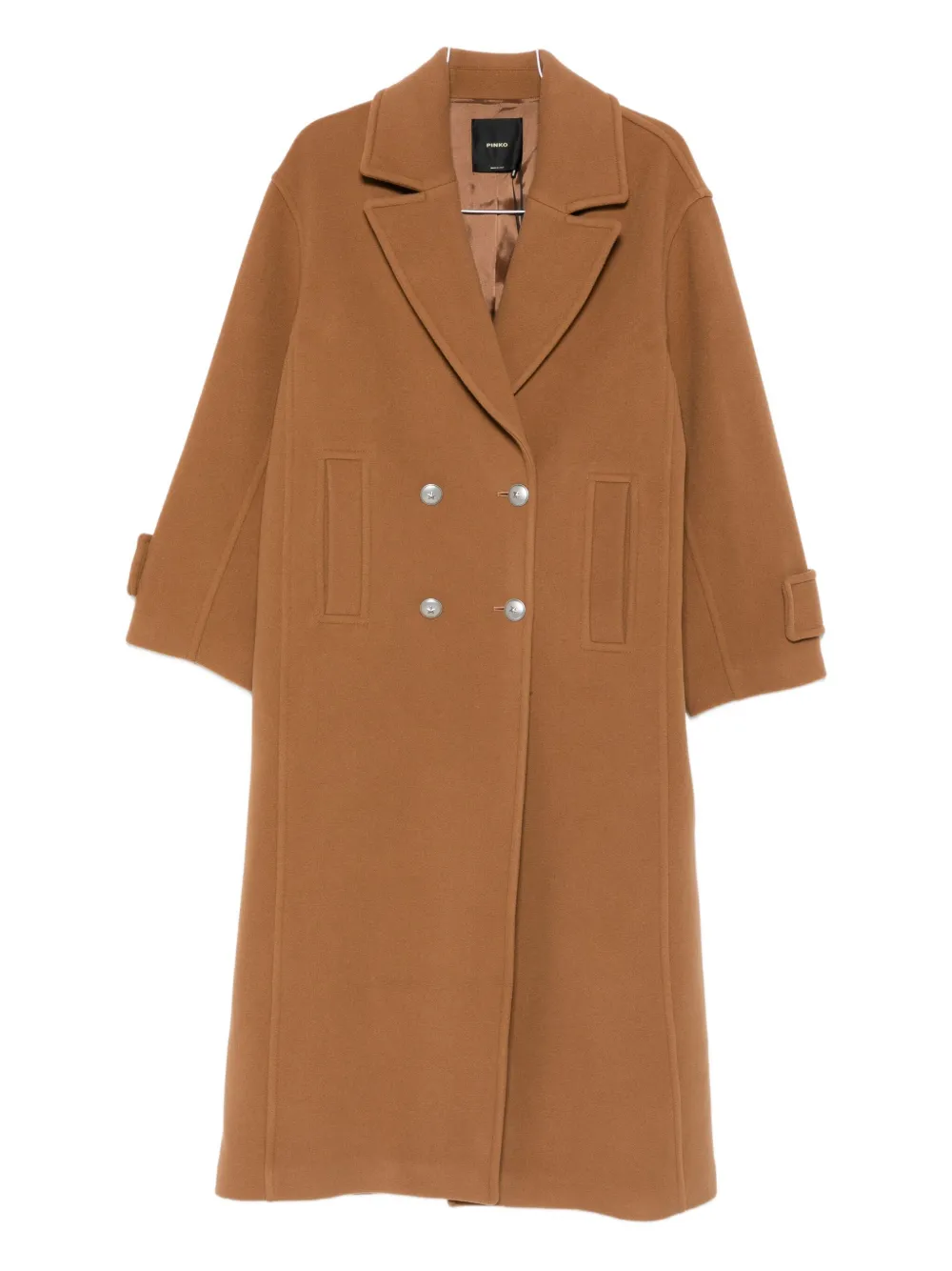 PINKO double-breasted coat | Brown | Image 1