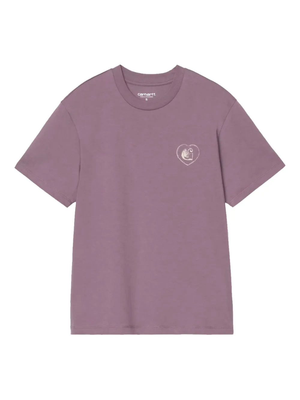 Carhartt WIP Hearts Of Hartts cotton T-shirt | Purple | Image 1