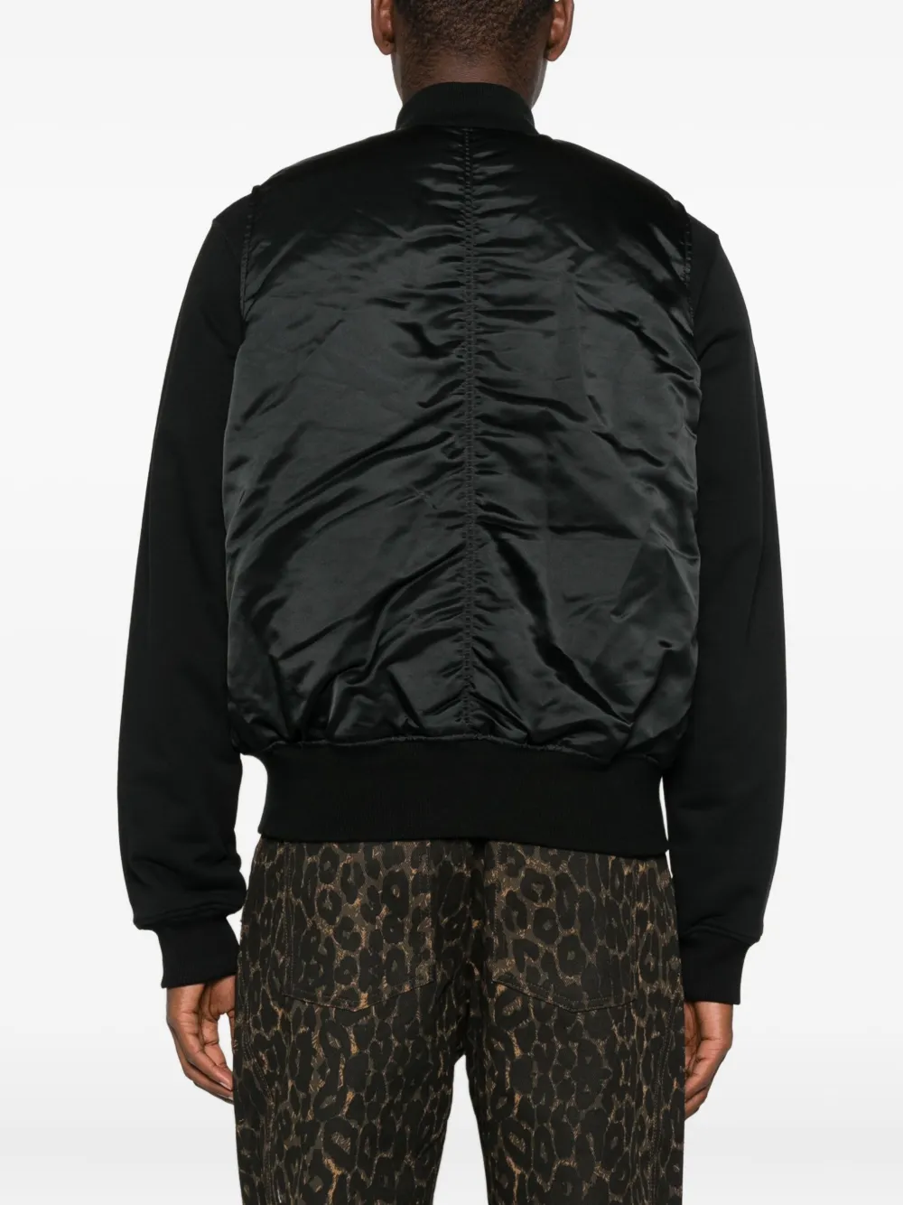 Alpha Industries Jack met rits met honkbalkraag Zwart