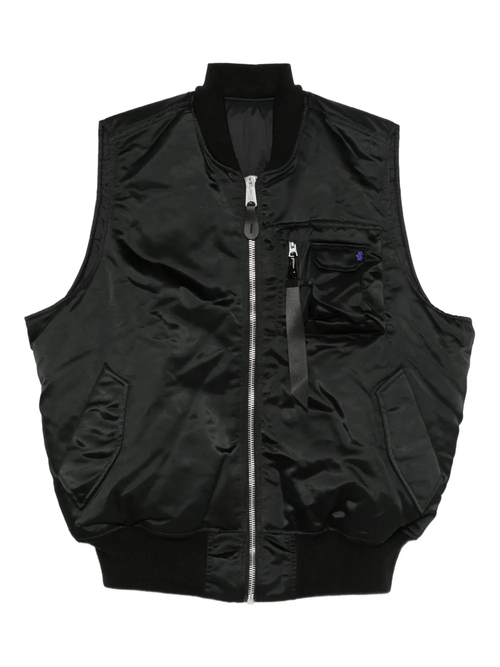 Alpha Industries chaleco con cuello estilo béisbol | negro | Image 1