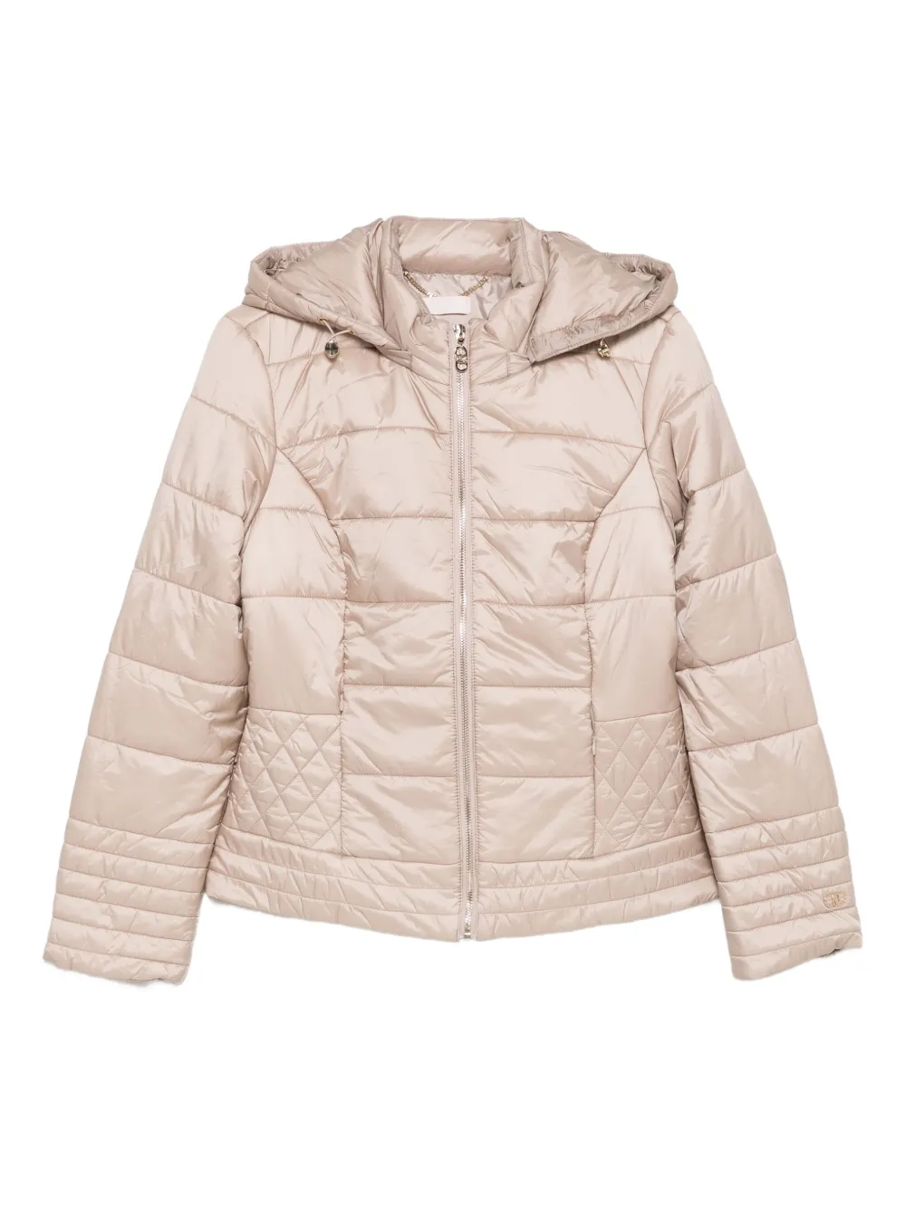 LIU JO hooded puffer jacket | Neutrals | Image 1