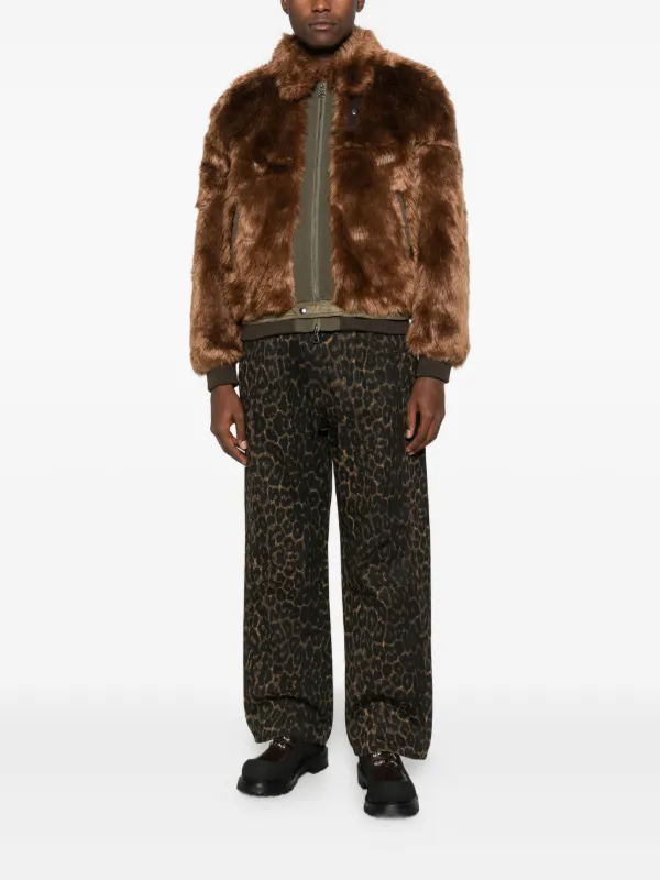 Andersson Bell animal-print Pants | Green | FARFETCH PT