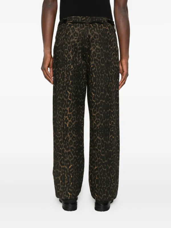 【ANDERSSON BELL】 POWER PRINTED PANTS 26 Andersson Bell animal-print Pants | Green | FARFETCH PT