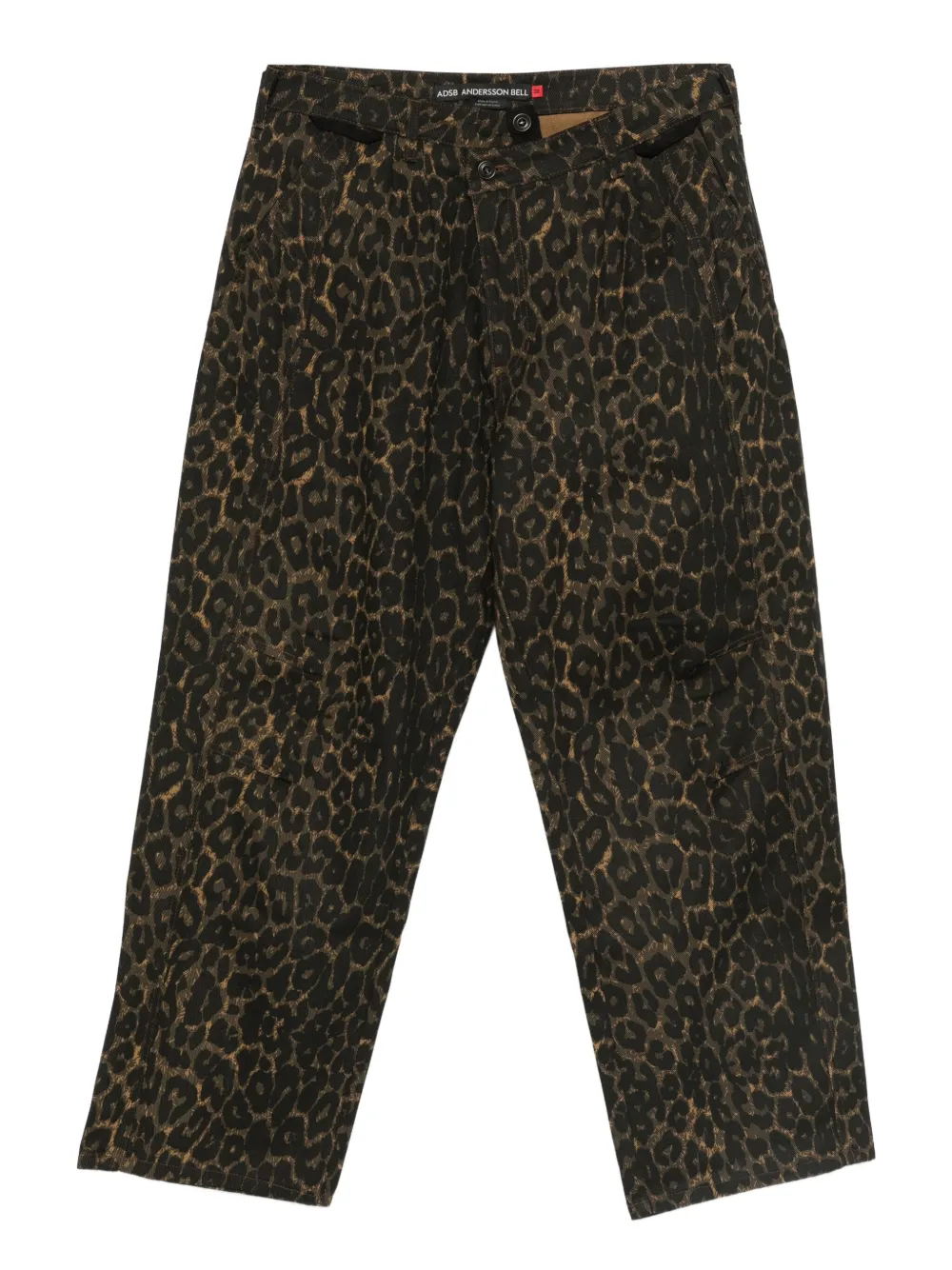 Andersson Bell pants con animal print | verde | Image 1