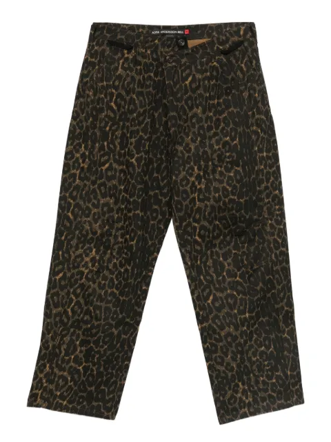 Andersson Bell animal-print pants