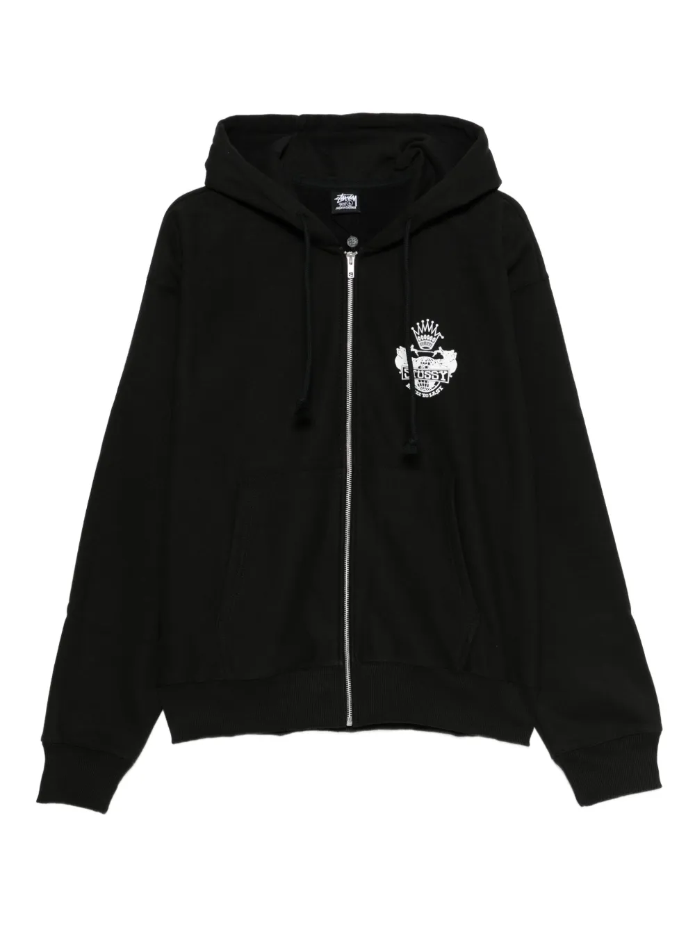 Stüssy Hoodie met logoprint Zwart