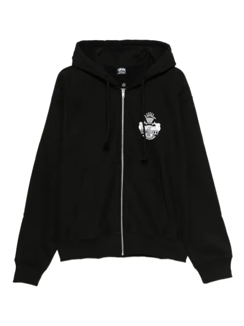 Stüssy logo-print hoodie 