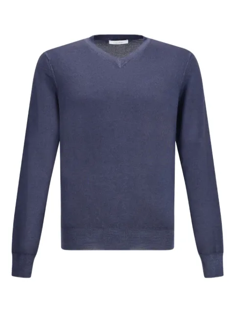 Cruciani v-neck long-sleeved sweater