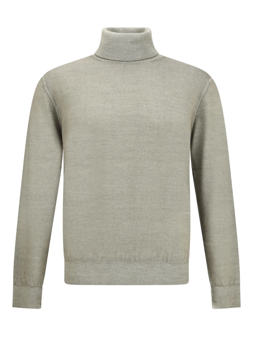 Cruciani ribbed turtleneck sweater | Grey | Image 1