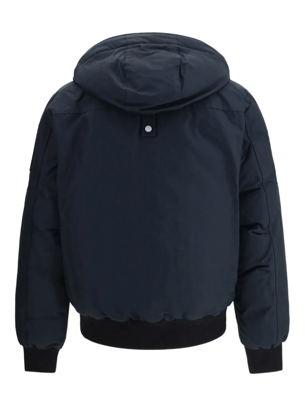 Moose Knuckles Jaqueta bomber com capuz e placa de logo | Jaqueta bomber | Image 2