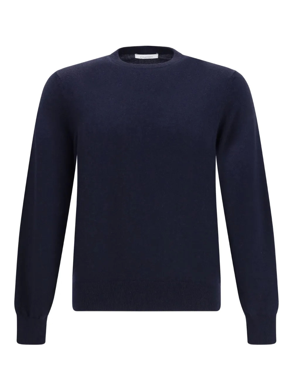 Cruciani crew-neck fine-knit sweater | Blue | Image 1