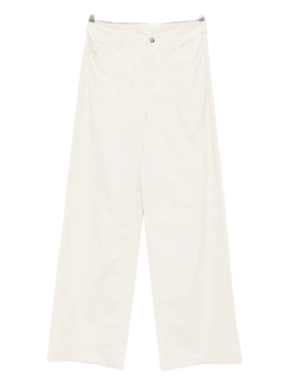Liu •jo Straight-leg Trousers In Neutral