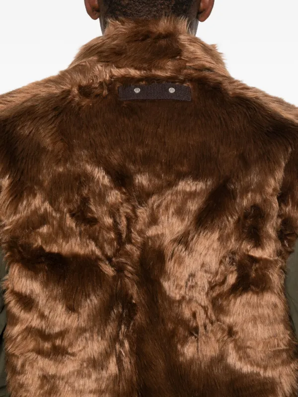 Andersson Bell faux-fur Bomber Jacket | Brown | FARFETCH PT