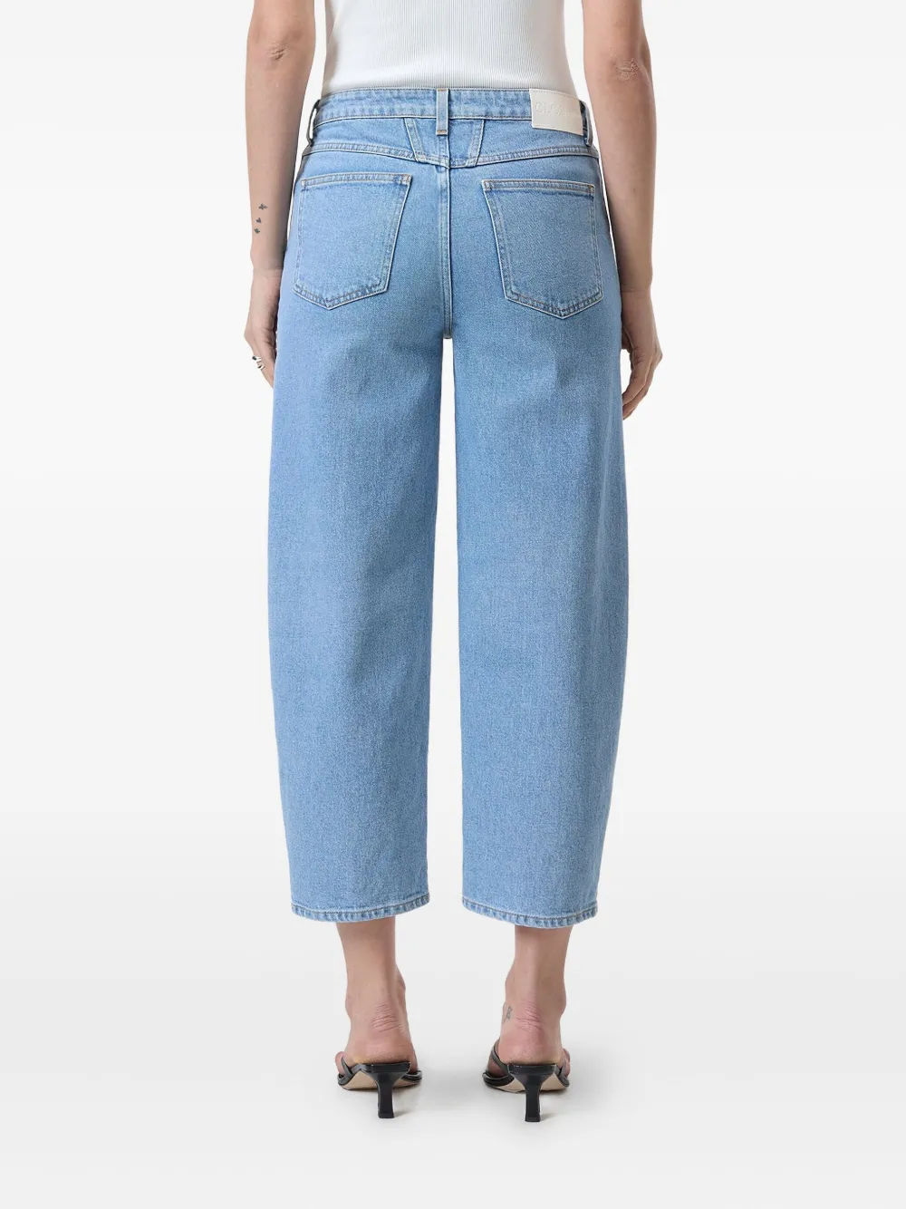 Closed Panelled Straight Jeans In Blue