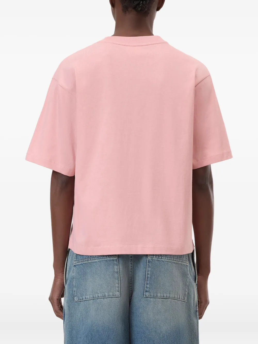 Closed Katoenen T-shirt met logoprint Roze