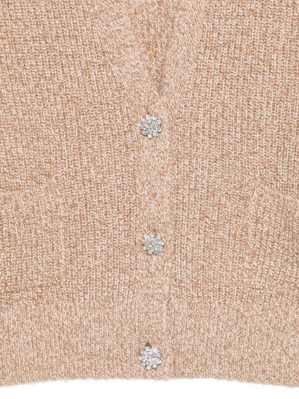 Liu •jo V-neck Cardigan In Brown