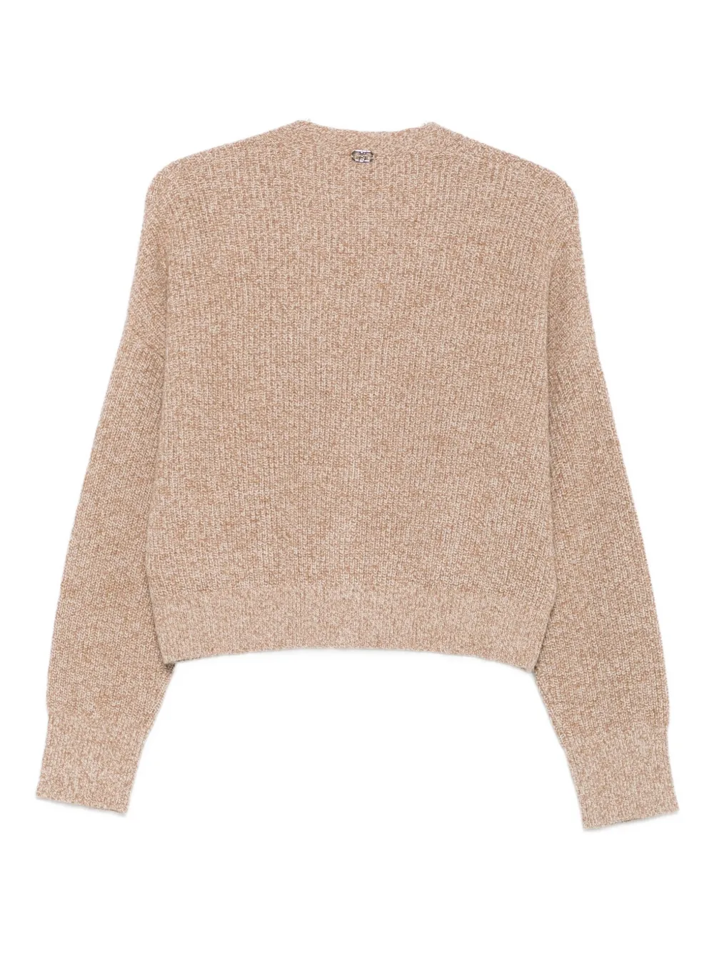 Liu •jo V-neck Cardigan In Brown