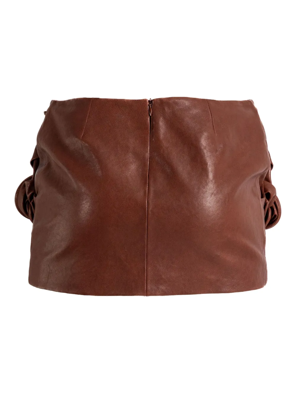 Magda Butrym Mini-rok met bloemdetail - Bruin
