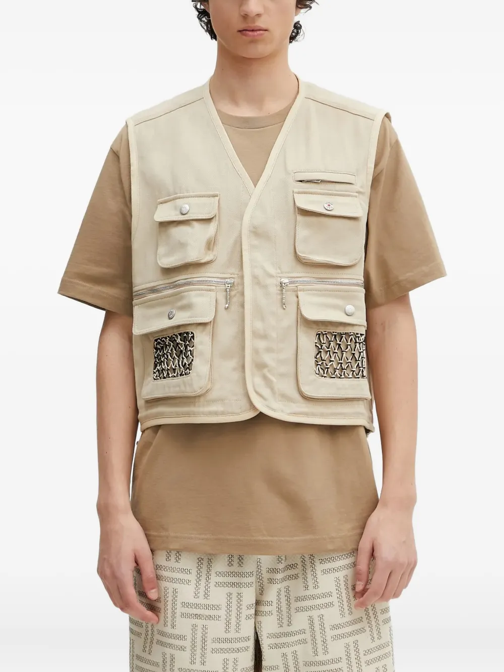 Kenzo chaleco con bolsillo y cierre | neutro | Image 1