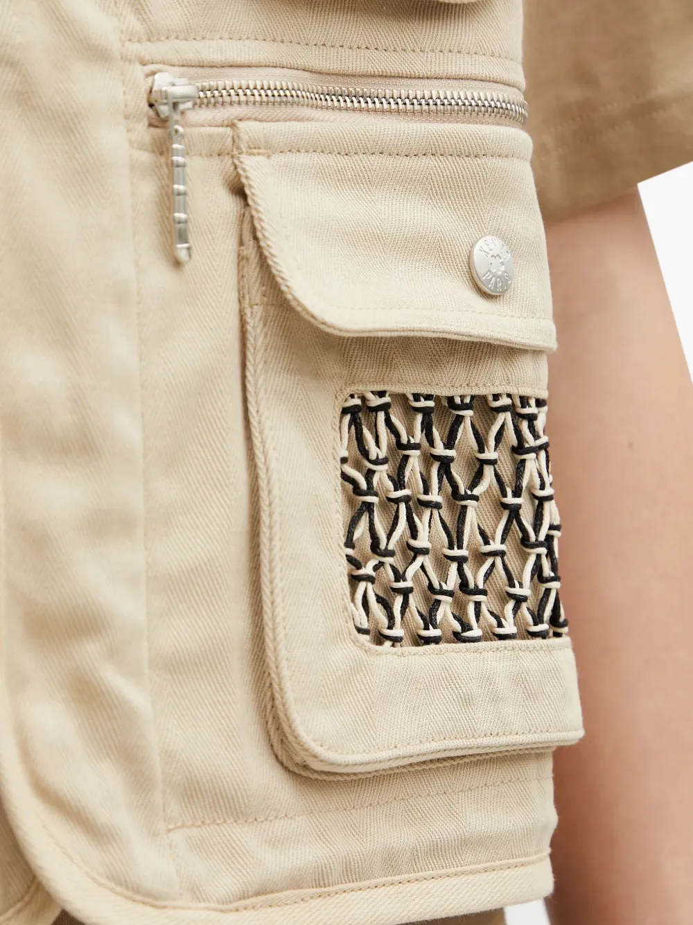 Kenzo Bodywarmer met ritszak Beige