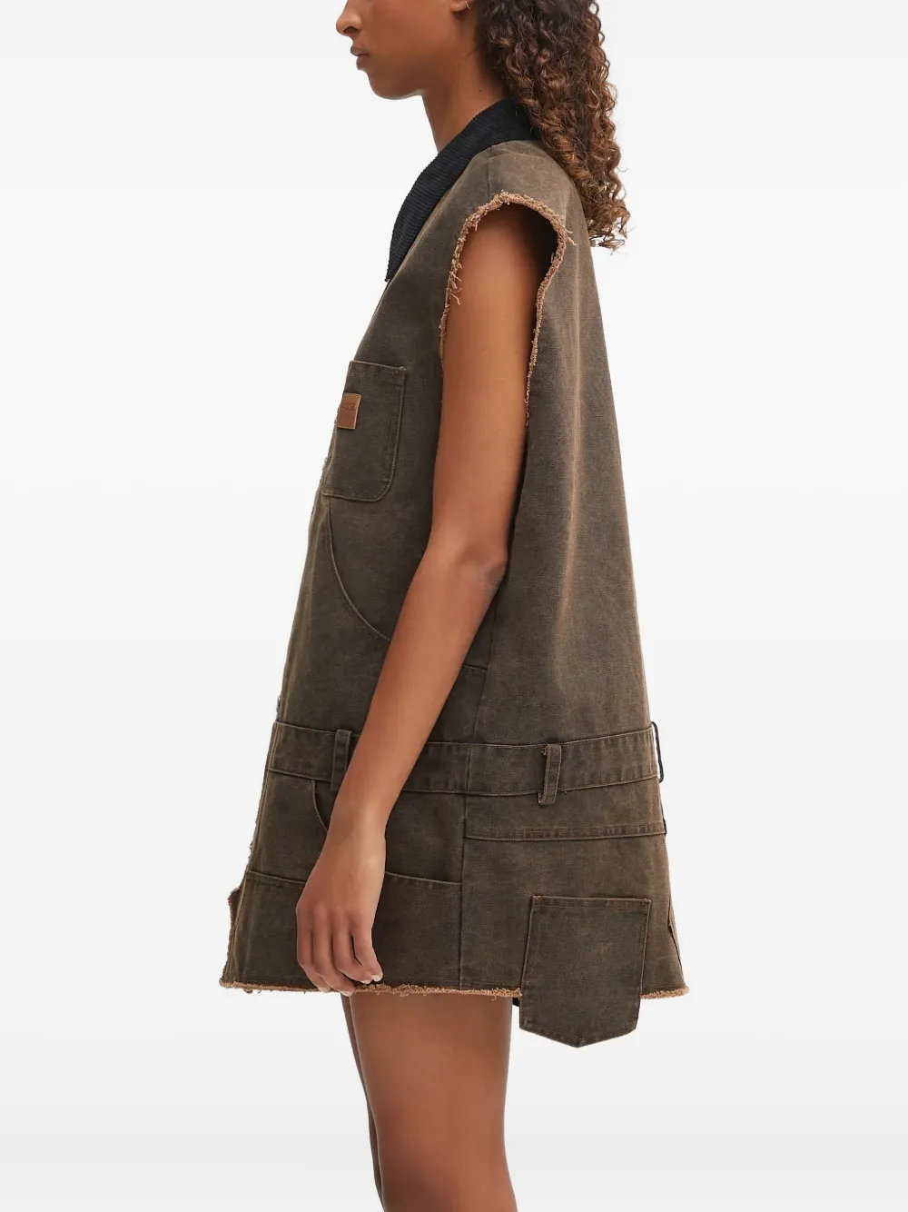 Andersson Bell Carpenter Mini Dress - Brown 