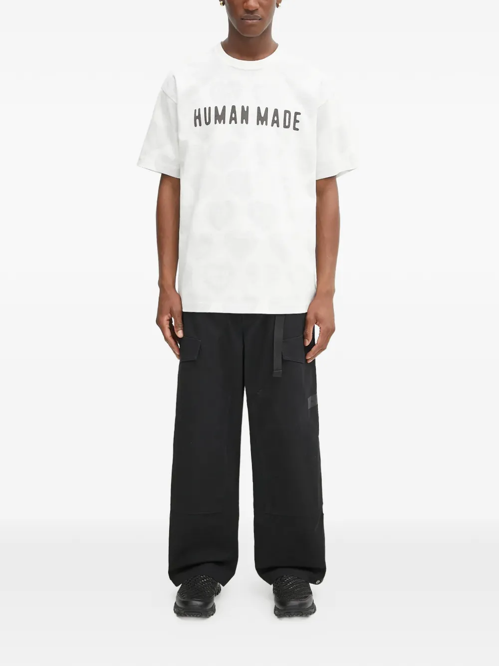 Human Made heart print T-shirt - Wit