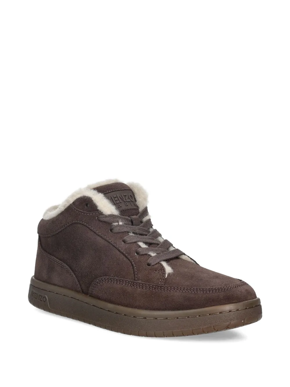 Kenzo Loafers met lammy afwerking - Bruin