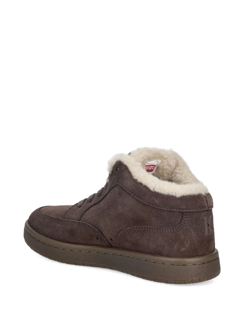 Kenzo Loafers met lammy afwerking Bruin