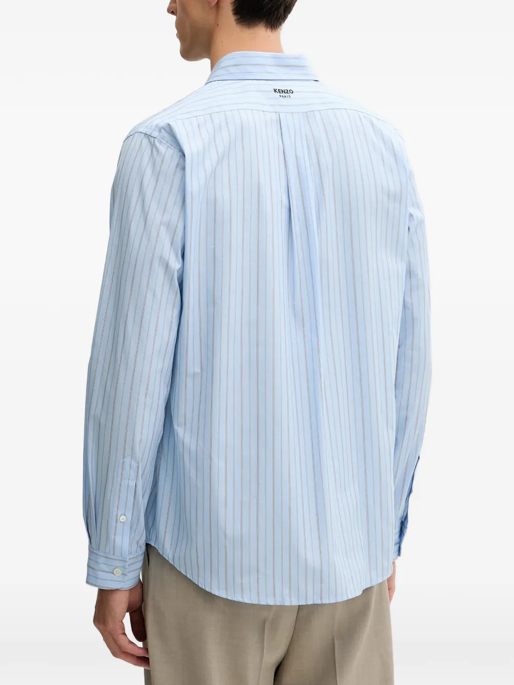Kenzo Boke Flower striped shirt Blauw