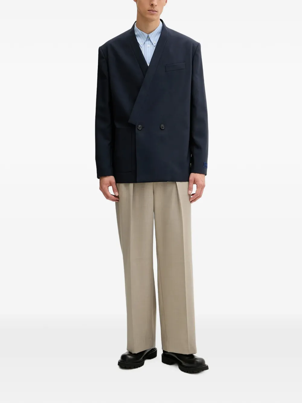 Kenzo Boke Flower striped shirt Blauw