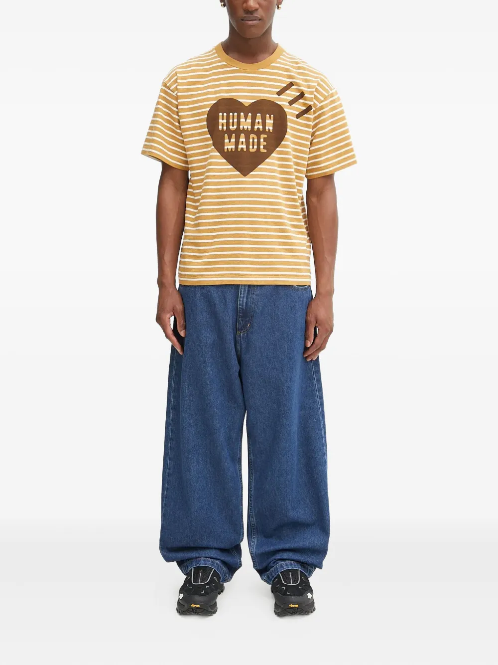 Human Made striped heart graphic T-shirt | T-Shirts | Image 2