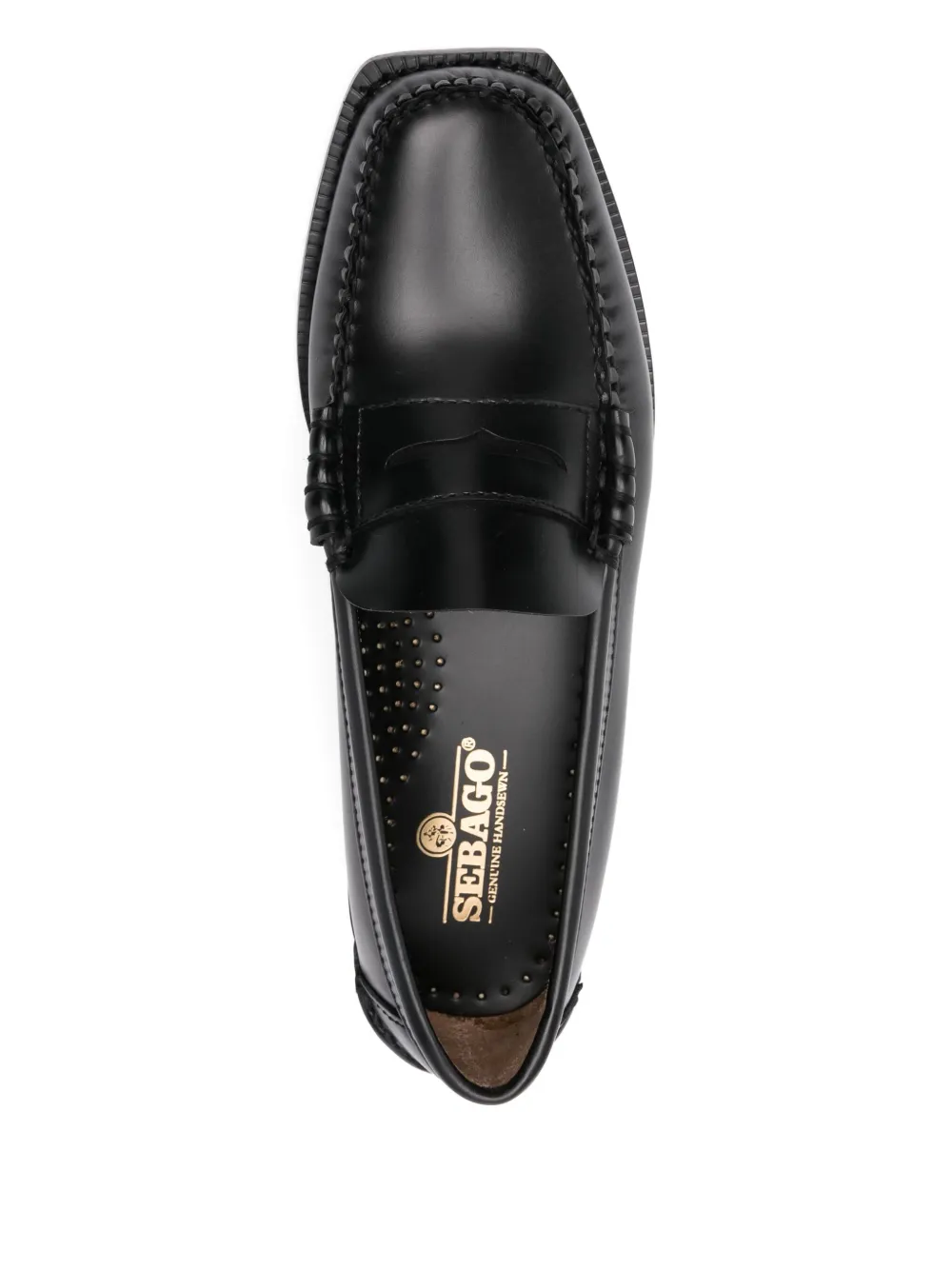 Sebago Leren loafers Zwart