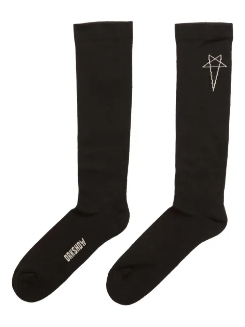 Rick Owens DRKSHDW star-embroidered socks