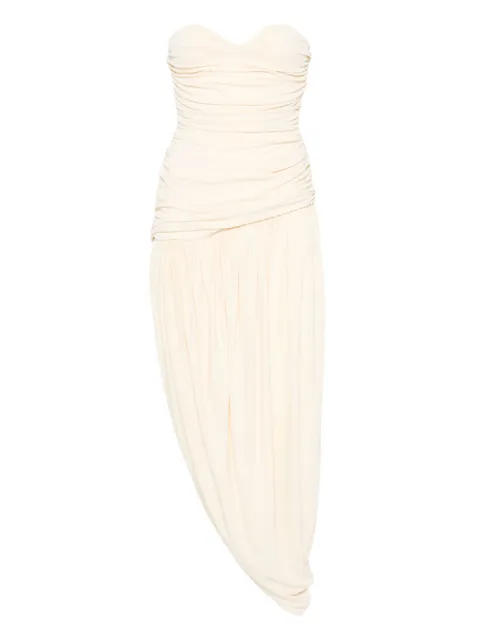 Magda Butrym draped open-leg dress